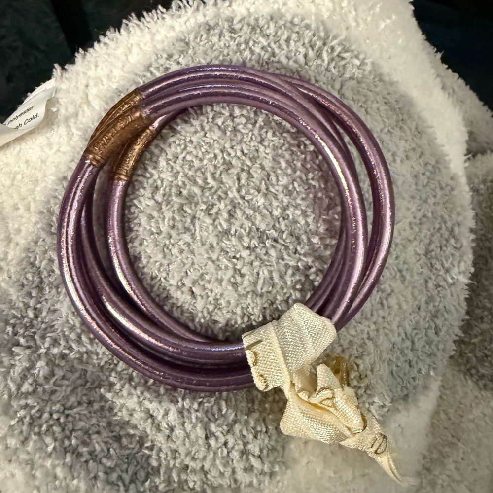 Purple Metallic Bangles